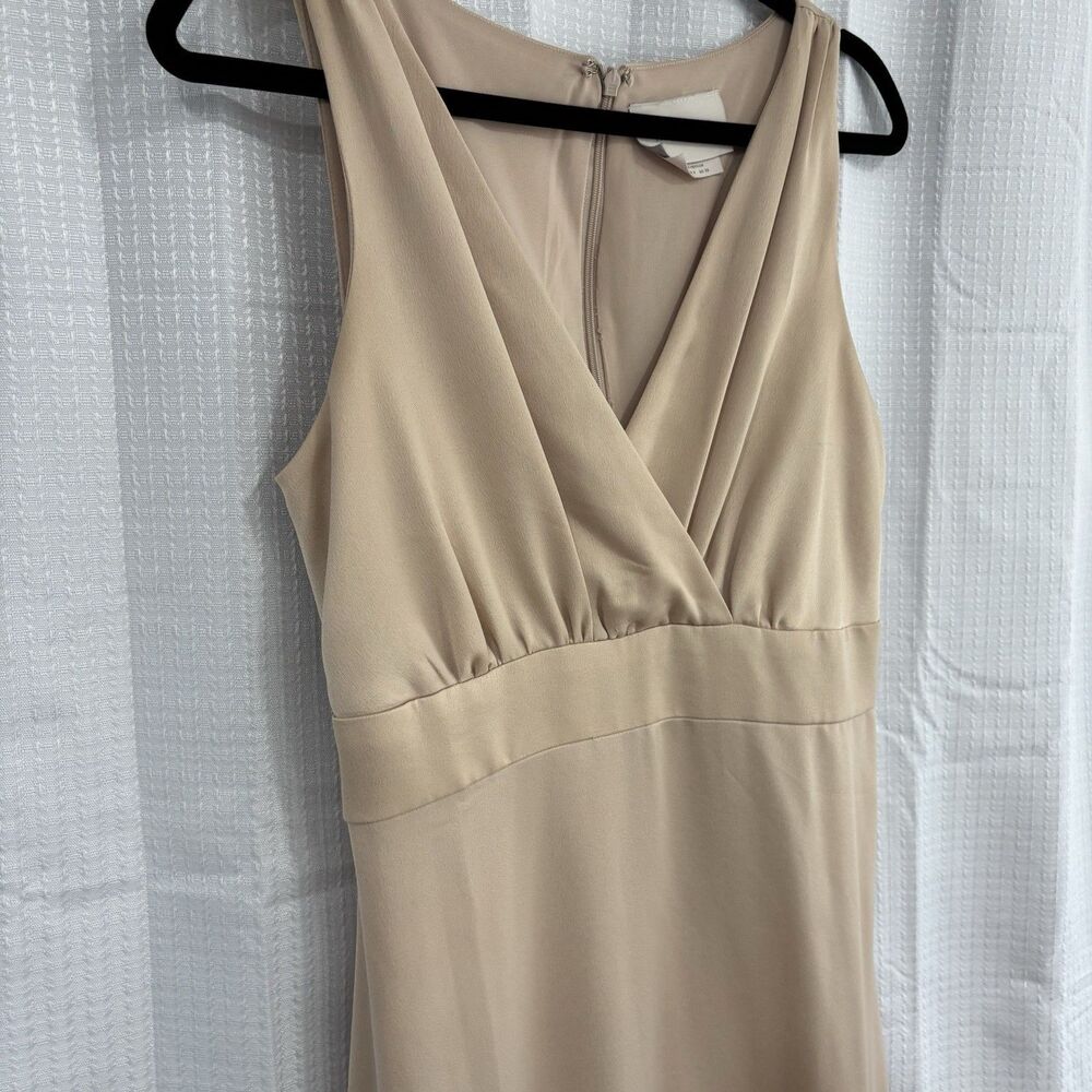 BHLDN Dress Size 4 Fairbanks Satin Anthropologie Formal Midi Maxi - Picture 3 of 10